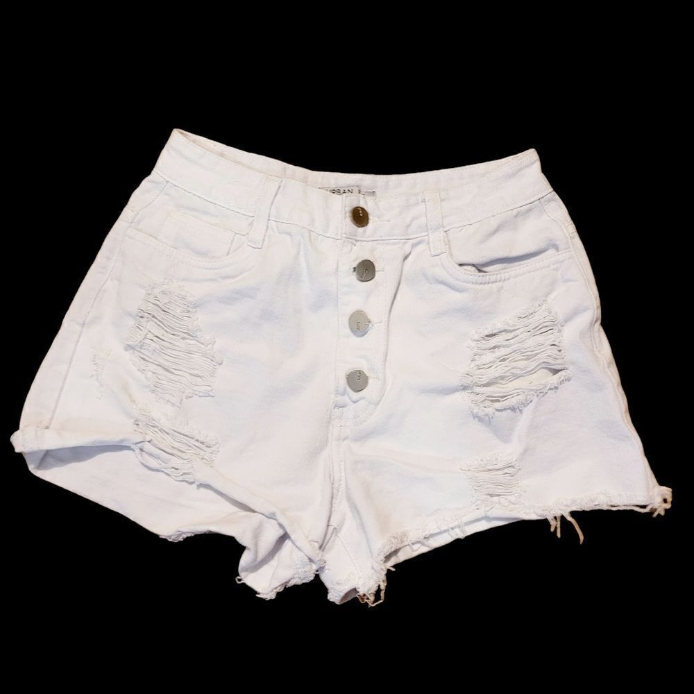 2/$20 Urban White Denim Jeans Shorts Size: 26"